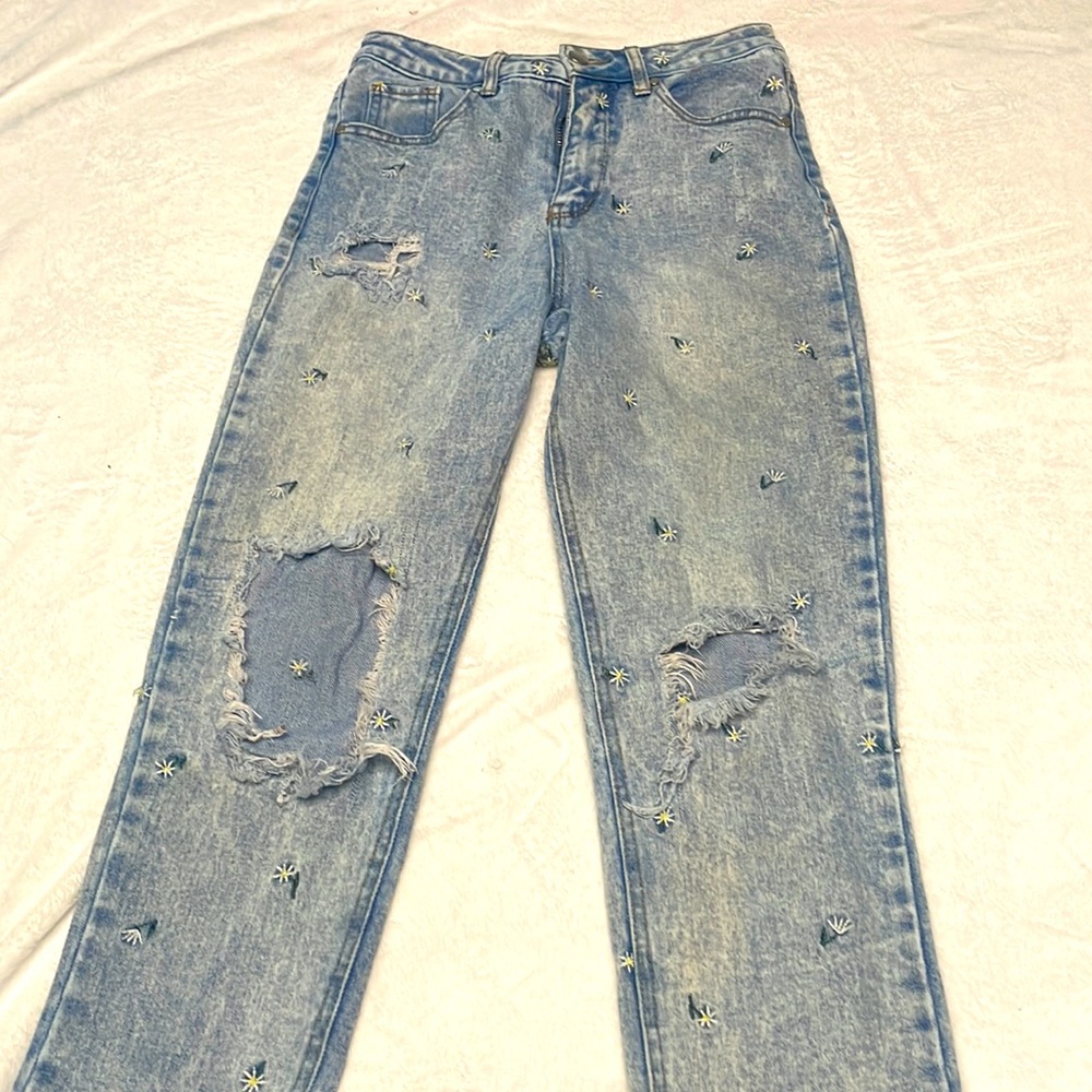 Size 3 flower jeans